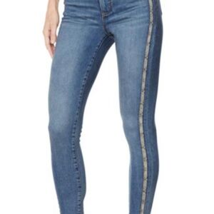 New with Tag Pair of Skinnygirl Denim Snake print Jeans Size 28/6